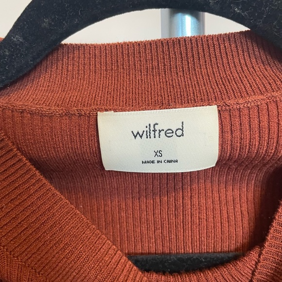 Brown/Rust Aritzia long sleeve - Picture 4 of 6